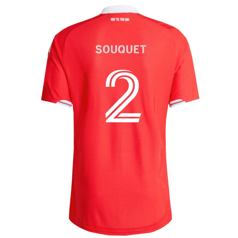 Danxen Damen Arnaud Souquet #2 Rot Tiefblau Weiß Heimtrikot Trikot 2026/27 T-Shirt Schweiz