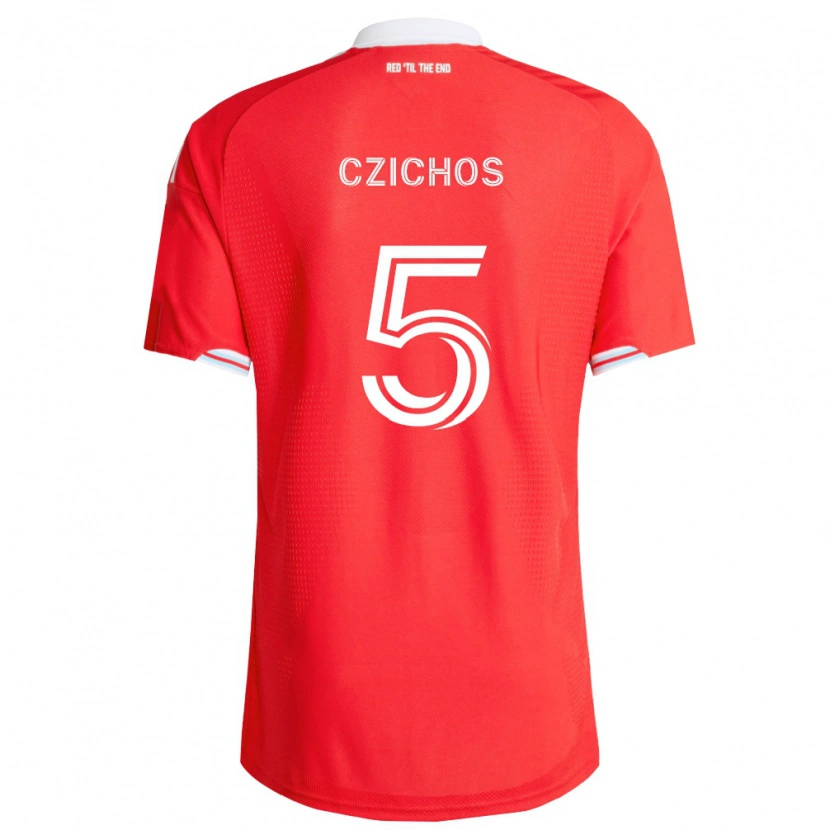 Danxen Damen Rafael Czichos #5 Rot Tiefblau Weiß Heimtrikot Trikot 2026/27 T-Shirt Schweiz