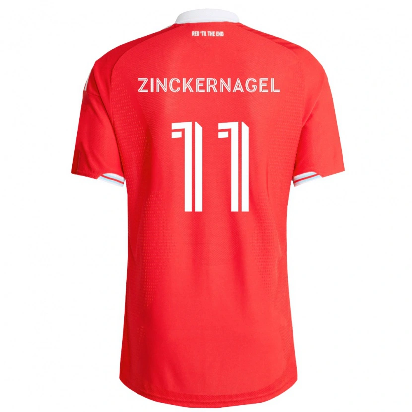 Danxen Damen Philip Zinckernagel #11 Rot Tiefblau Weiß Heimtrikot Trikot 2026/27 T-Shirt Schweiz