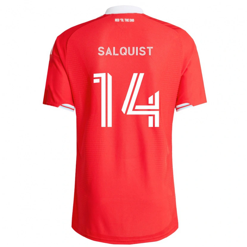 Danxen Damen Tobias Salquist #14 Rot Tiefblau Weiß Heimtrikot Trikot 2026/27 T-Shirt Schweiz