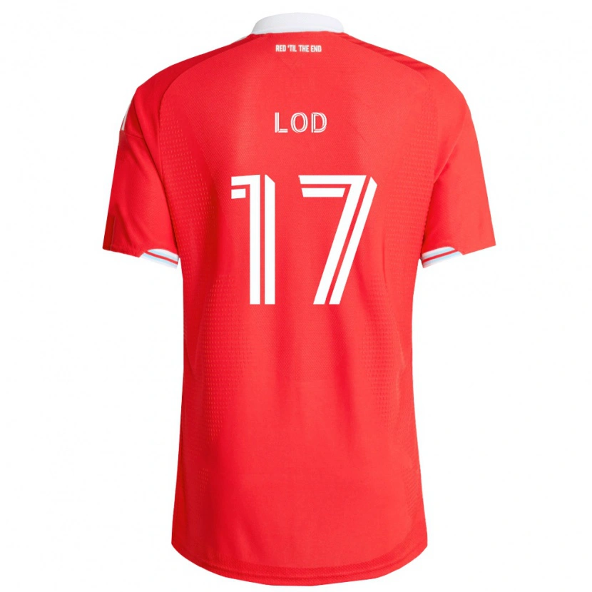 Danxen Damen Robin Lod #17 Rot Tiefblau Weiß Heimtrikot Trikot 2026/27 T-Shirt Schweiz