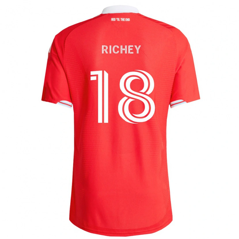 Danxen Damen Spencer Richey #18 Rot Tiefblau Weiß Heimtrikot Trikot 2026/27 T-Shirt Schweiz