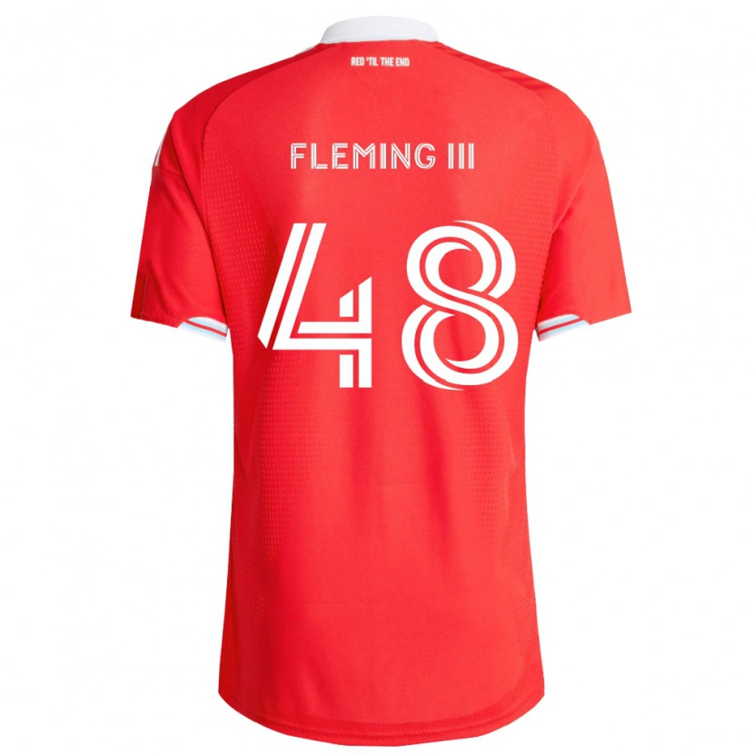 Danxen Damen Richard Fleming Iii #48 Rot Tiefblau Weiß Heimtrikot Trikot 2026/27 T-Shirt Schweiz