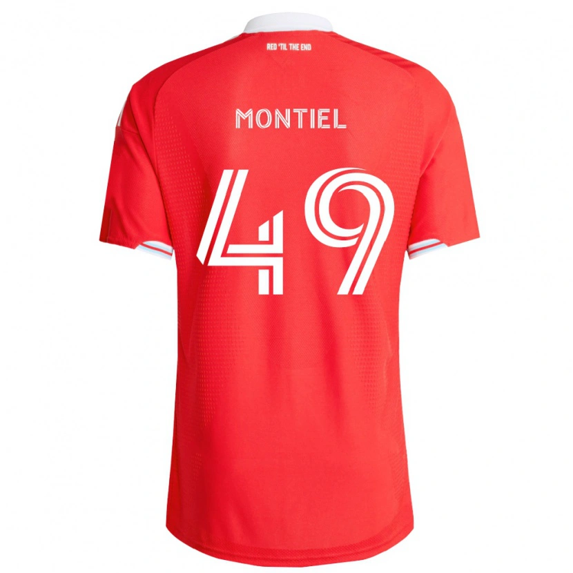 Danxen Damen Jhonier Montiel #49 Rot Tiefblau Weiß Heimtrikot Trikot 2026/27 T-Shirt Schweiz