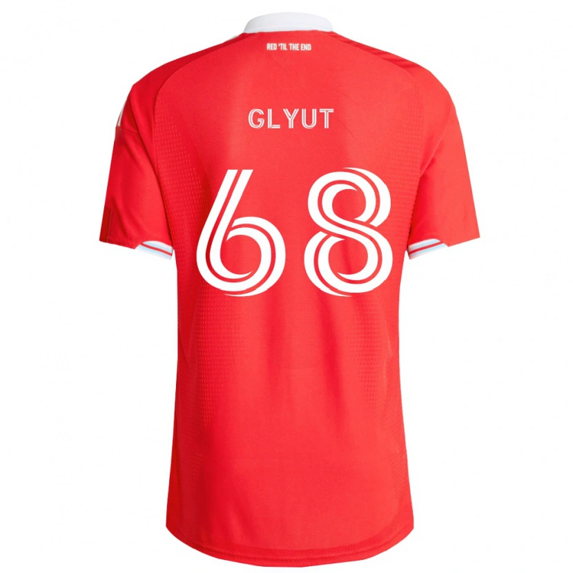 Danxen Damen Vitaliy Glyut #68 Rot Tiefblau Weiß Heimtrikot Trikot 2026/27 T-Shirt Schweiz