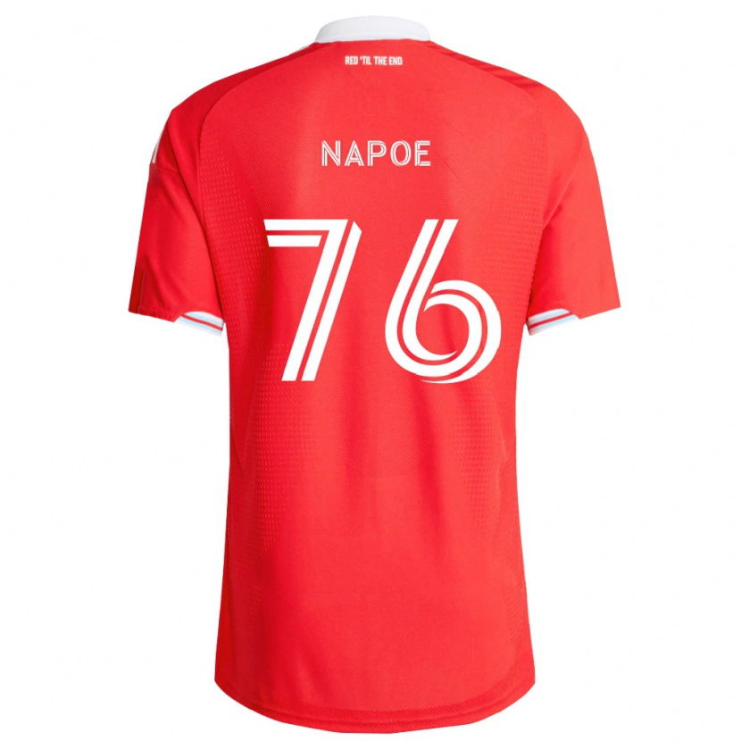 Danxen Damen Milan Napoe #76 Rot Tiefblau Weiß Heimtrikot Trikot 2026/27 T-Shirt Schweiz