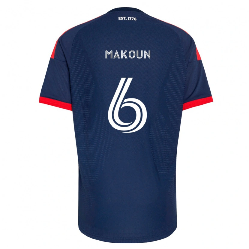 Danxen Damen Christian Makoun #6 Königsblau Rot Weiß Heimtrikot Trikot 2026/27 T-Shirt Schweiz