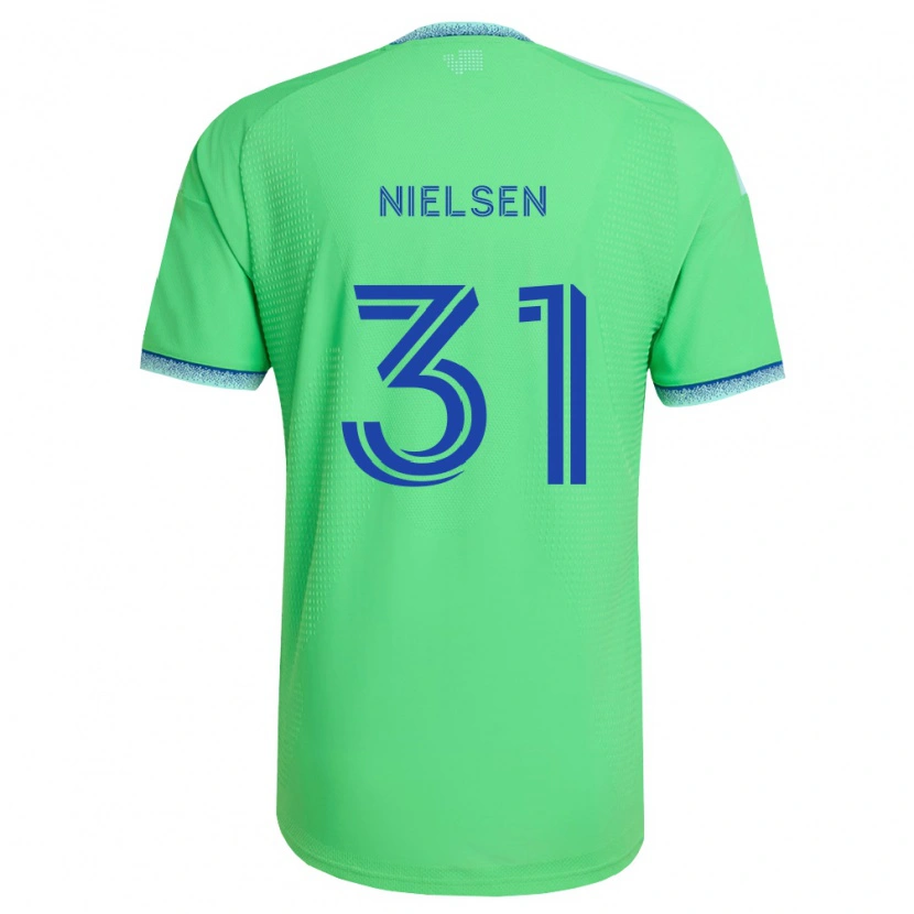 Danxen Damen Madeline Nielsen #31 Grün Hellblau Heimtrikot Trikot 2026/27 T-Shirt Schweiz