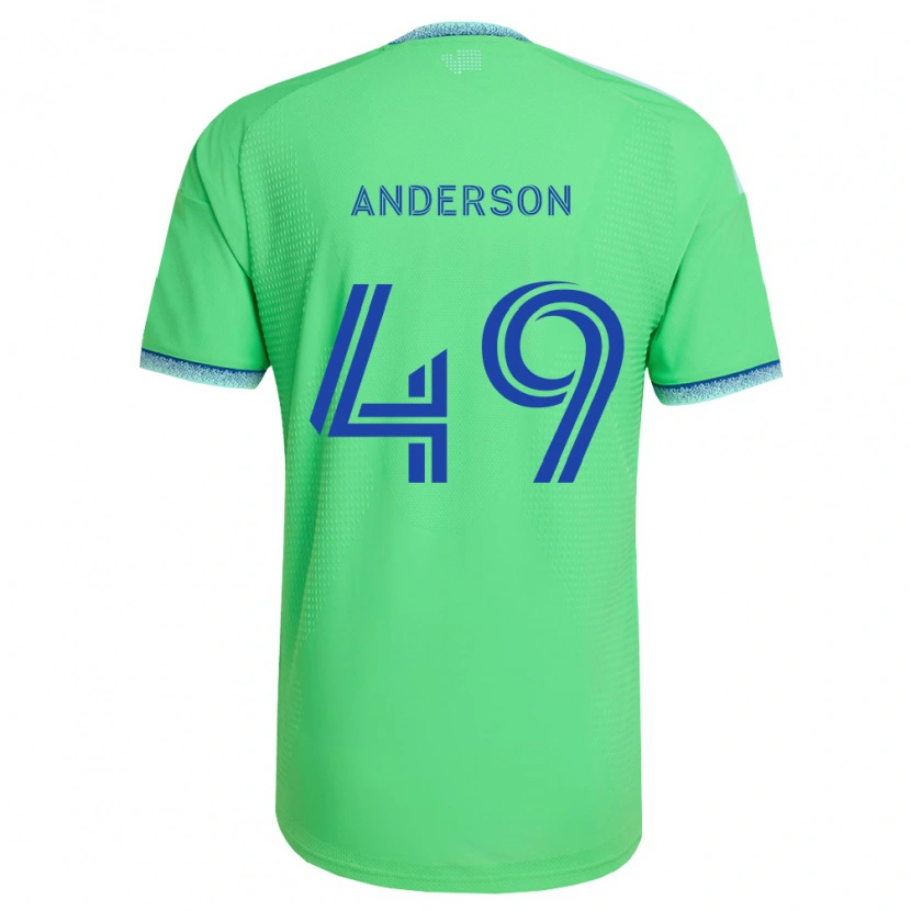 Danxen Damen Hunter Anderson #49 Grün Hellblau Heimtrikot Trikot 2026/27 T-Shirt Schweiz