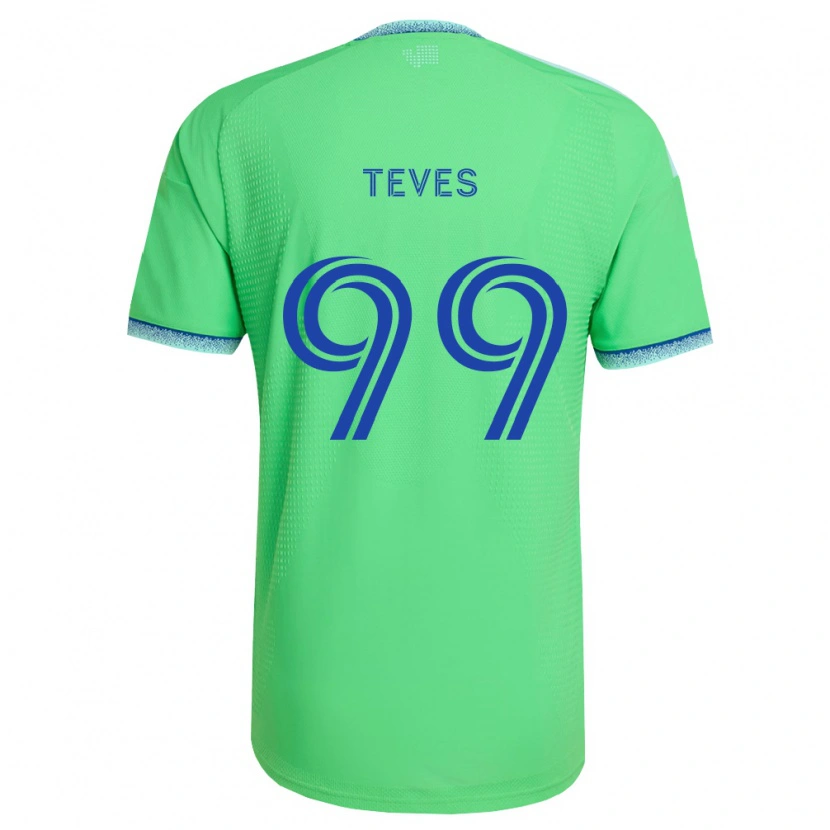 Danxen Damen Dylan Teves #99 Grün Hellblau Heimtrikot Trikot 2026/27 T-Shirt Schweiz