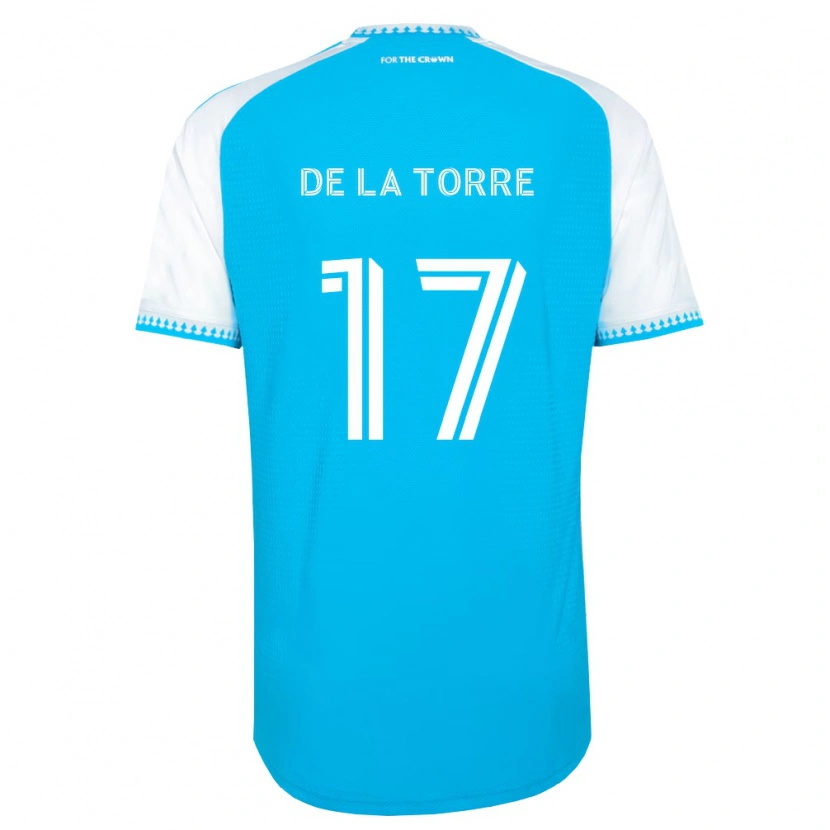 Danxen Damen Luca De La Torre #17 Himmelblau Weiß Schwarz Heimtrikot Trikot 2026/27 T-Shirt Schweiz
