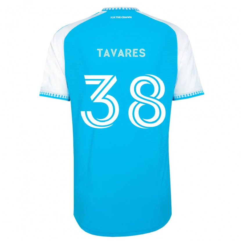Danxen Damen Iuri Tavares #38 Himmelblau Weiß Schwarz Heimtrikot Trikot 2026/27 T-Shirt Schweiz