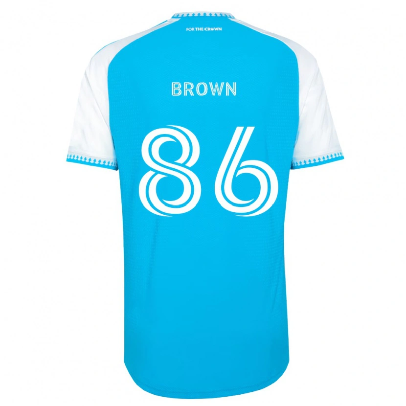 Danxen Damen Daniel Brown #86 Himmelblau Weiß Schwarz Heimtrikot Trikot 2026/27 T-Shirt Schweiz