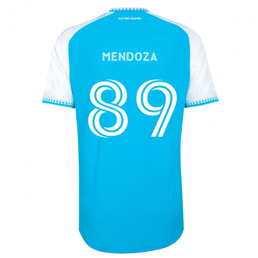 Danxen Damen Adrián Mendoza #89 Himmelblau Weiß Schwarz Heimtrikot Trikot 2026/27 T-Shirt Schweiz