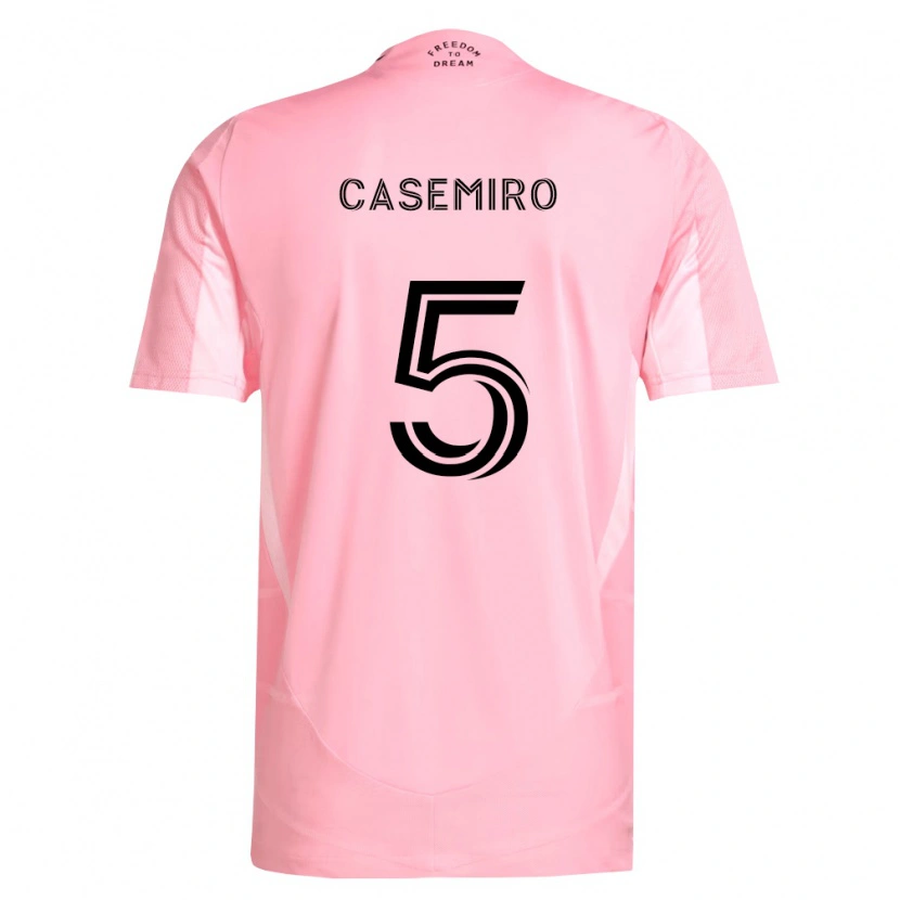 Danxen Damen Casemiro #5 Pink Schwarz Heimtrikot Trikot 2026/27 T-Shirt Schweiz