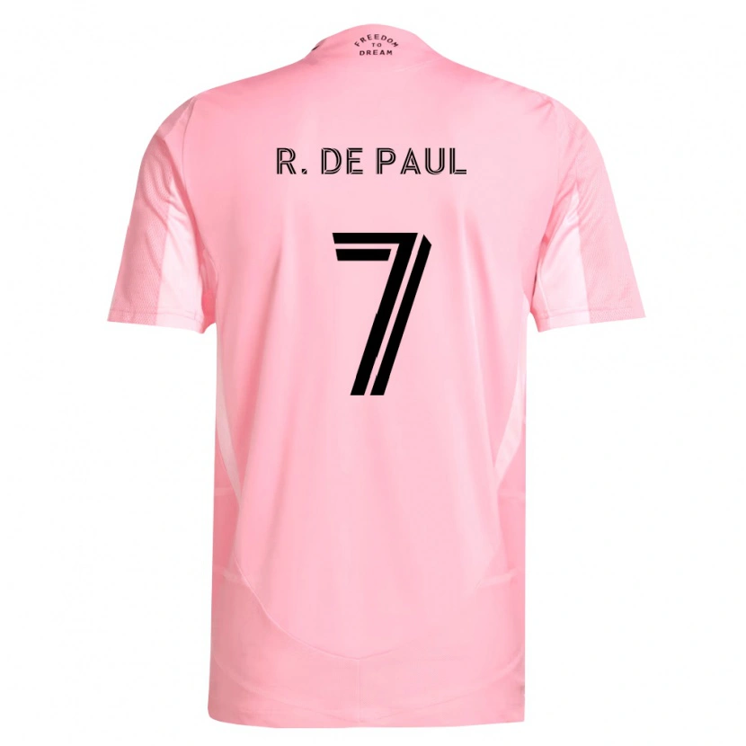 Danxen Damen Rodrigo De Paul #7 Pink Schwarz Heimtrikot Trikot 2026/27 T-Shirt Schweiz