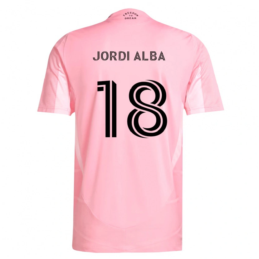 Danxen Damen Jordi Alba #18 Pink Schwarz Heimtrikot Trikot 2026/27 T-Shirt Schweiz