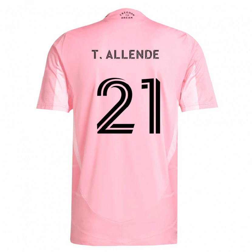 Danxen Damen Tadeo Allende #21 Pink Schwarz Heimtrikot Trikot 2026/27 T-Shirt Schweiz