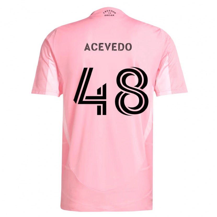 Danxen Damen Matías Acevedo #48 Pink Schwarz Heimtrikot Trikot 2026/27 T-Shirt Schweiz