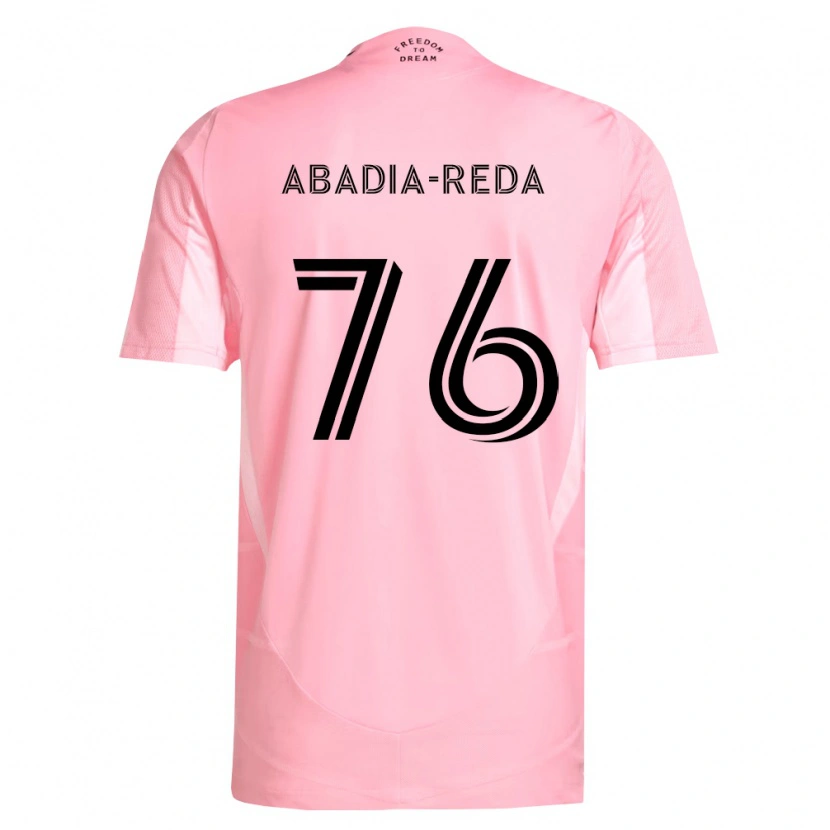 Danxen Damen Ezequiel Abadia-Reda #76 Pink Schwarz Heimtrikot Trikot 2026/27 T-Shirt Schweiz