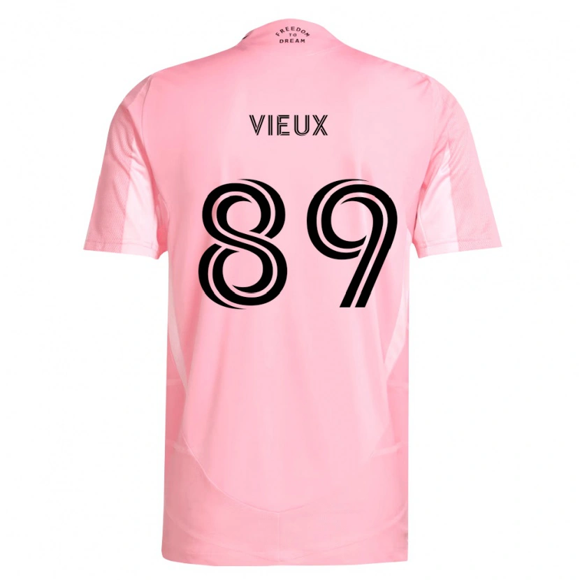 Danxen Damen Matthias Vieux #89 Pink Schwarz Heimtrikot Trikot 2026/27 T-Shirt Schweiz