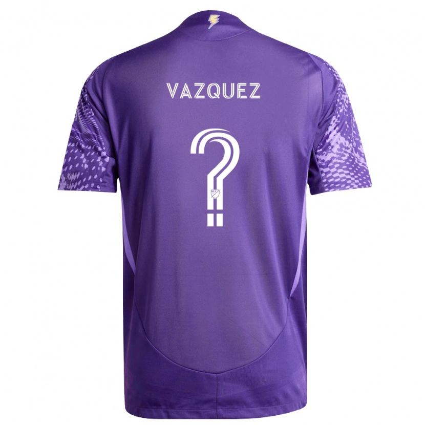 Danxen Damen Daniel Vazquez #0 Violett Weiß Heimtrikot Trikot 2026/27 T-Shirt Schweiz