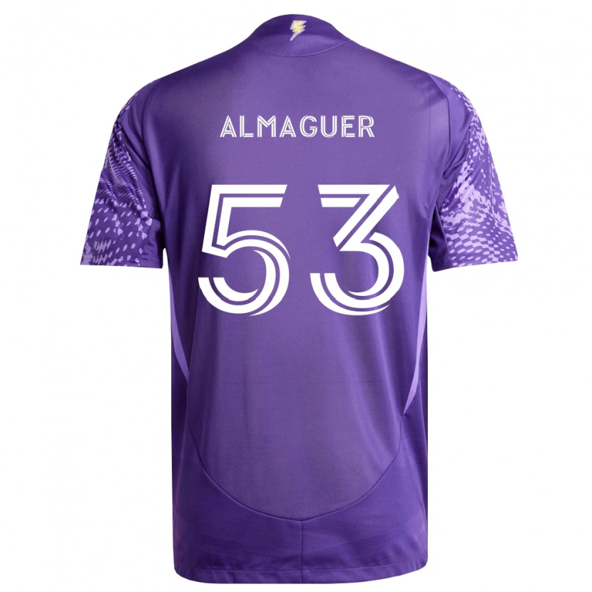 Danxen Damen Jorge Almaguer #53 Violett Weiß Heimtrikot Trikot 2026/27 T-Shirt Schweiz