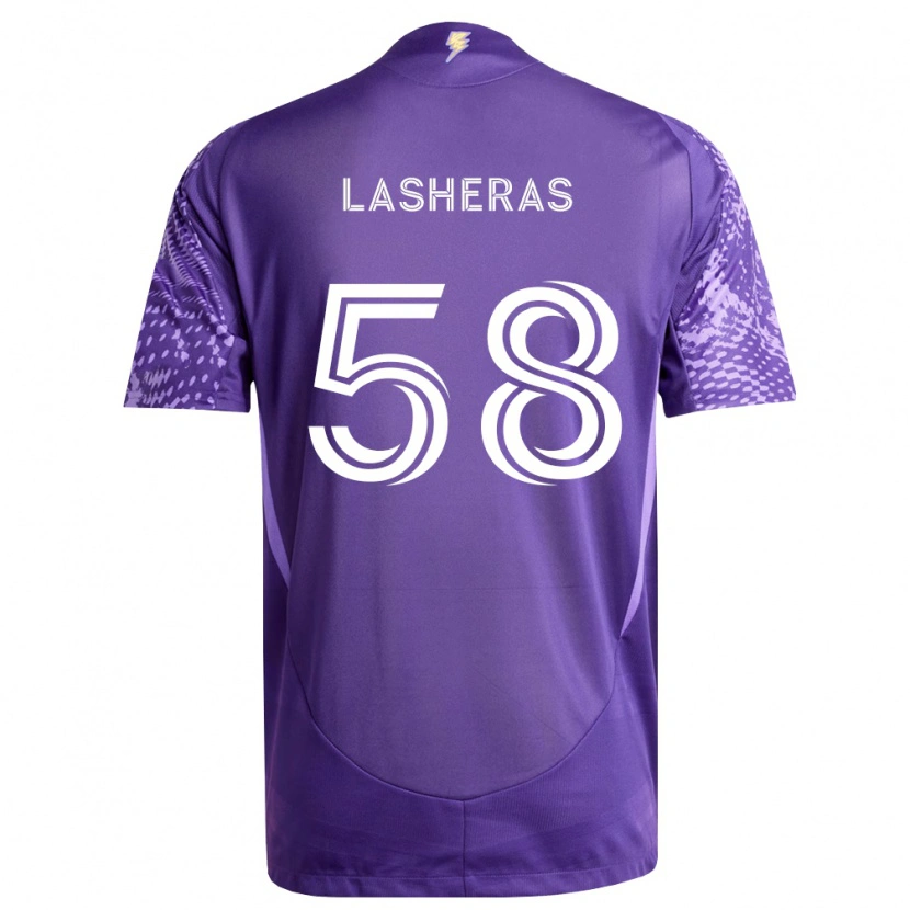 Danxen Damen Nicolas Lasheras #58 Violett Weiß Heimtrikot Trikot 2026/27 T-Shirt Schweiz