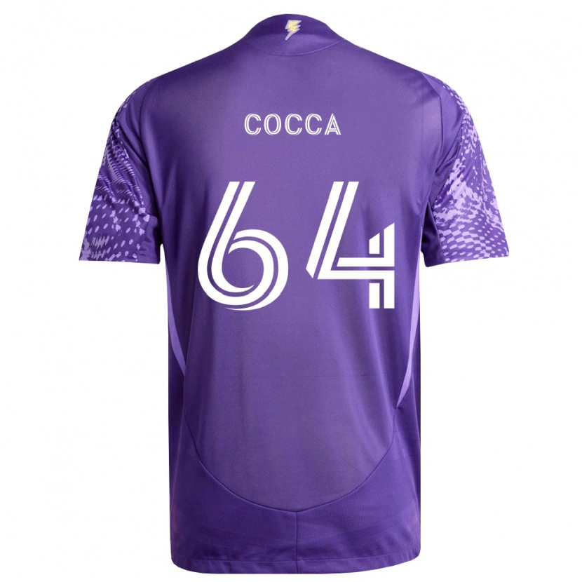 Danxen Damen Manuel Cocca #64 Violett Weiß Heimtrikot Trikot 2026/27 T-Shirt Schweiz