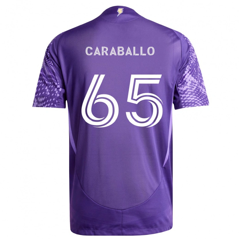 Danxen Damen Gustavo Caraballo #65 Violett Weiß Heimtrikot Trikot 2026/27 T-Shirt Schweiz