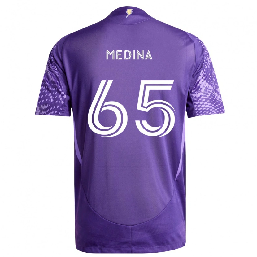 Danxen Damen Cristian Medina #65 Violett Weiß Heimtrikot Trikot 2026/27 T-Shirt Schweiz