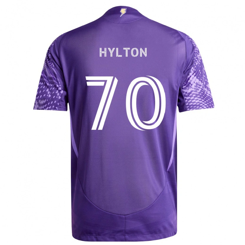 Danxen Damen Justin Hylton #70 Violett Weiß Heimtrikot Trikot 2026/27 T-Shirt Schweiz