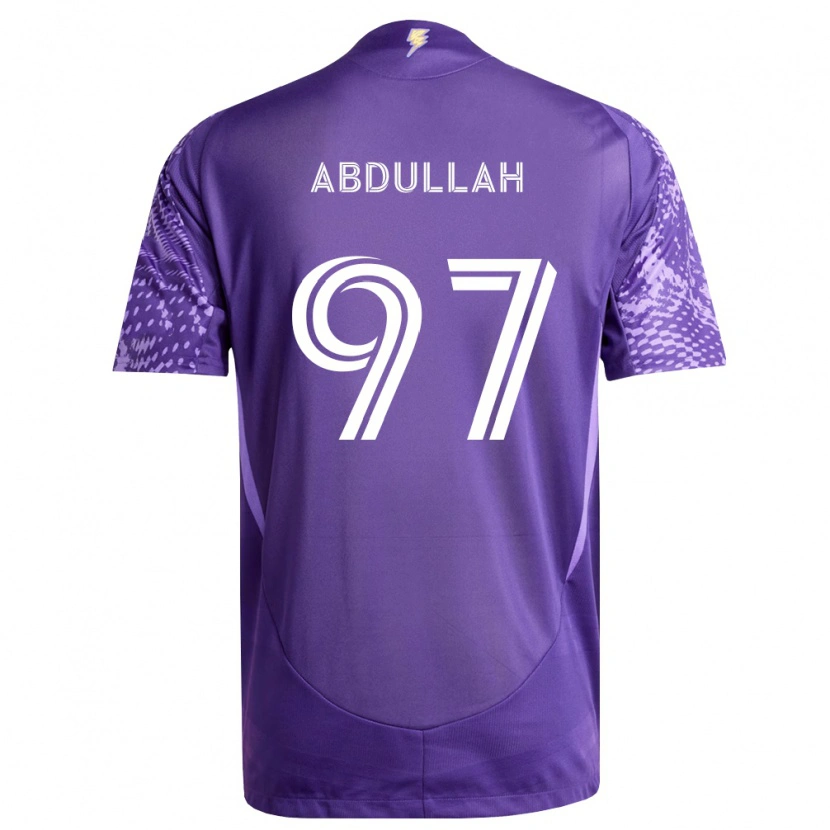 Danxen Damen Majed Abdullah #97 Violett Weiß Heimtrikot Trikot 2026/27 T-Shirt Schweiz