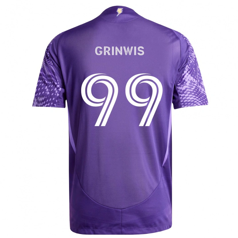 Danxen Damen Adam Grinwis #99 Violett Weiß Heimtrikot Trikot 2026/27 T-Shirt Schweiz