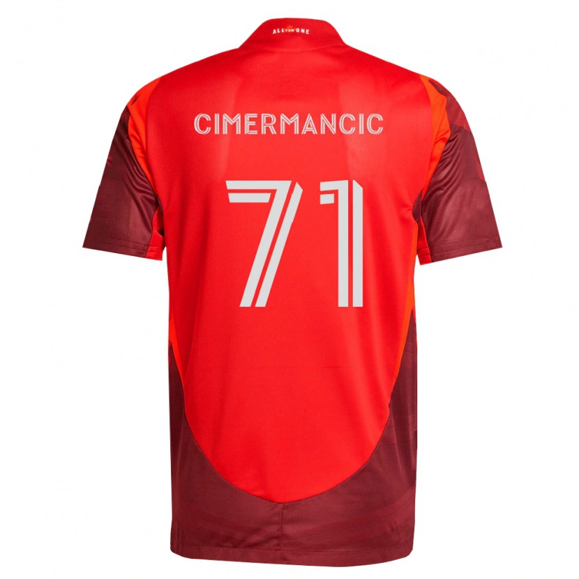 Danxen Damen Markus Cimermancic #71 Burgund Rot Heimtrikot Trikot 2026/27 T-Shirt Schweiz