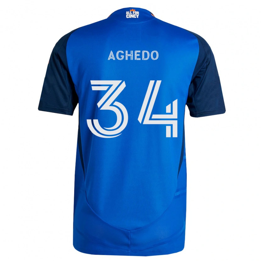 Danxen Damen London Aghedo #34 Königsblau Orange Heimtrikot Trikot 2026/27 T-Shirt Schweiz