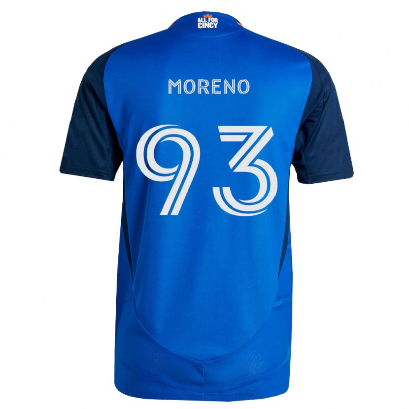 Danxen Damen Júnior Moreno #93 Königsblau Orange Heimtrikot Trikot 2026/27 T-Shirt Schweiz