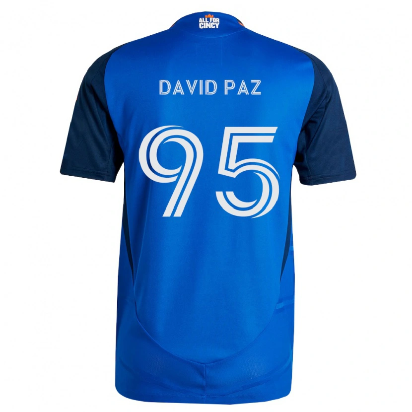 Danxen Damen David Paz #95 Königsblau Orange Heimtrikot Trikot 2026/27 T-Shirt Schweiz