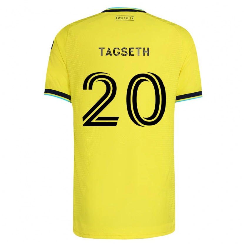 Danxen Damen Edvard Tagseth #20 Hellgelb Marineblau Heimtrikot Trikot 2026/27 T-Shirt Schweiz