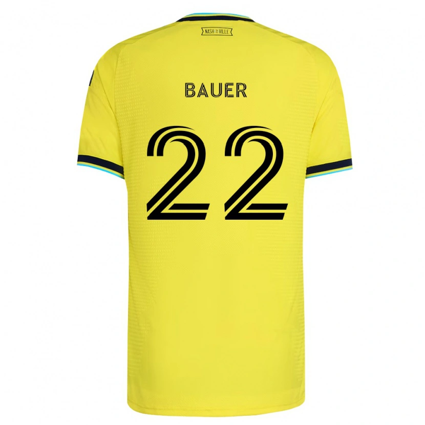 Danxen Damen Josh Bauer #22 Hellgelb Marineblau Heimtrikot Trikot 2026/27 T-Shirt Schweiz