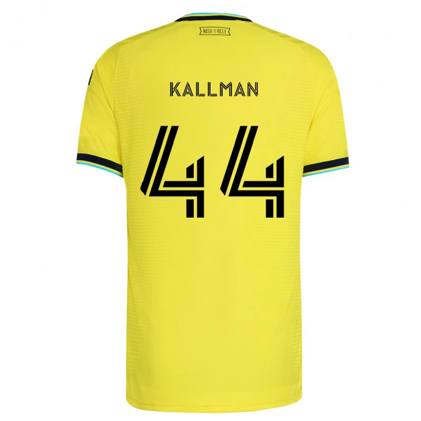 Danxen Damen Brent Kallman #44 Hellgelb Marineblau Heimtrikot Trikot 2026/27 T-Shirt Schweiz