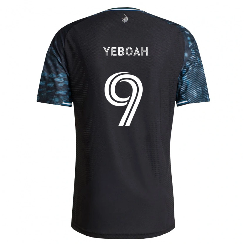Danxen Damen Kelvin Yeboah #9 Schwarz Weiß Heimtrikot Trikot 2026/27 T-Shirt Schweiz