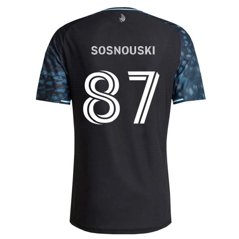 Danxen Damen Justin Sosnouski #87 Schwarz Weiß Heimtrikot Trikot 2026/27 T-Shirt Schweiz