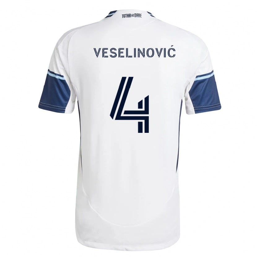 Danxen Damen Ranko Veselinović #4 Weiß Königsblau Heimtrikot Trikot 2026/27 T-Shirt Schweiz