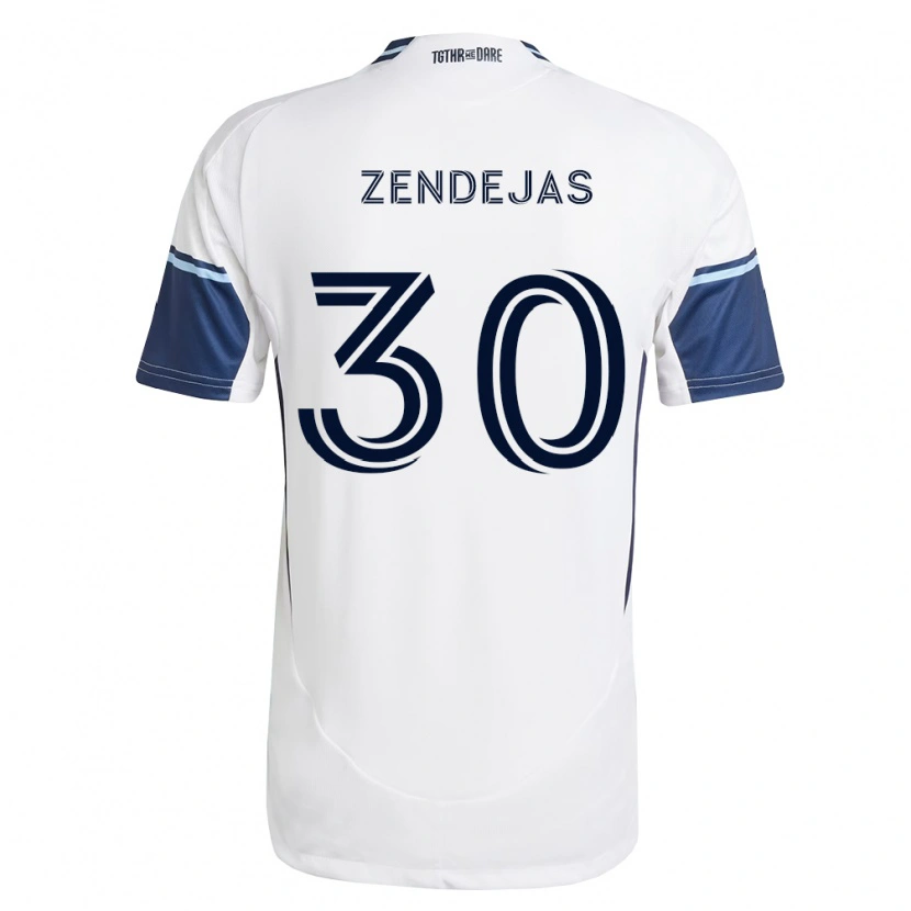 Danxen Damen Adrián Zendejas #30 Weiß Königsblau Heimtrikot Trikot 2026/27 T-Shirt Schweiz