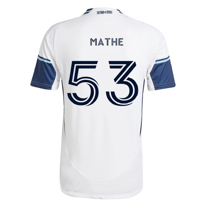 Danxen Damen Immanuel Mathe #53 Weiß Königsblau Heimtrikot Trikot 2026/27 T-Shirt Schweiz
