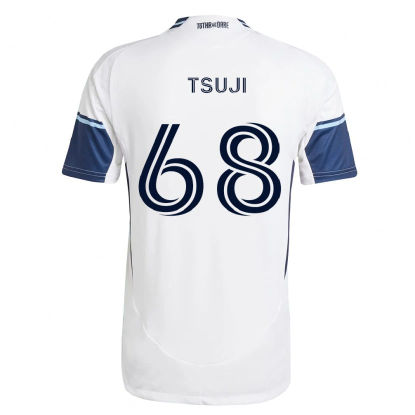 Danxen Damen Yuma Tsuji #68 Weiß Königsblau Heimtrikot Trikot 2026/27 T-Shirt Schweiz