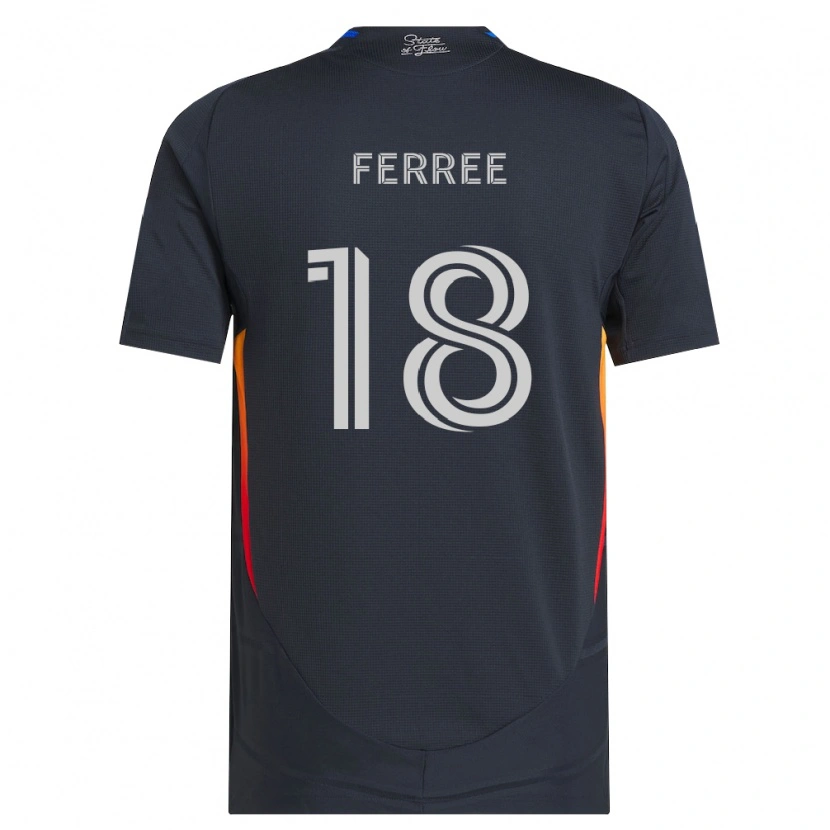 Danxen Damen Duran Ferree #18 Dunkelgrau Rot Heimtrikot Trikot 2026/27 T-Shirt Schweiz