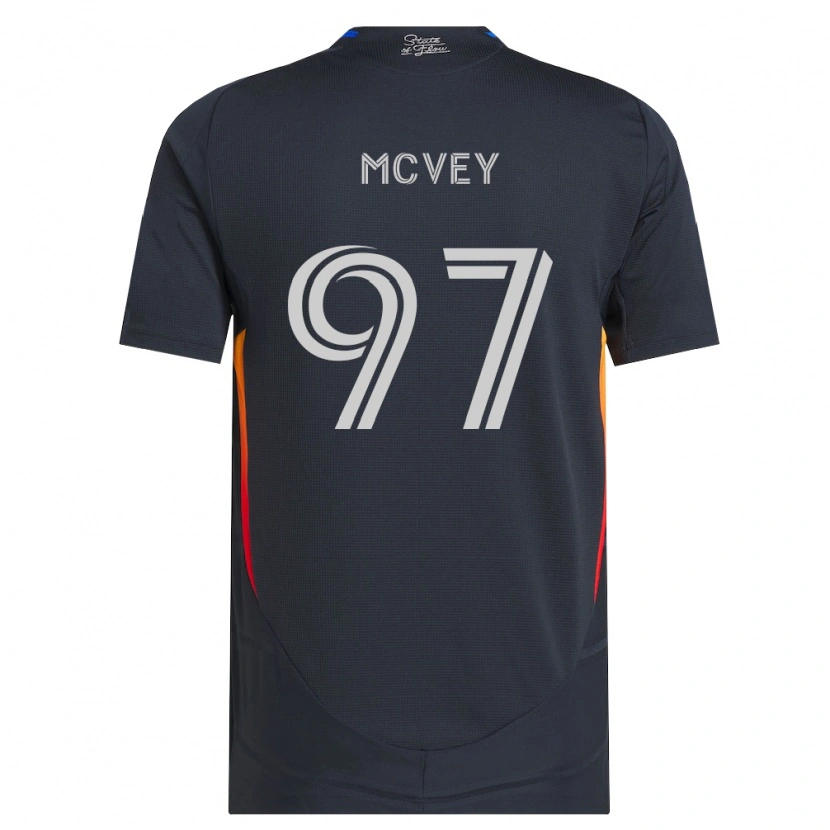 Danxen Damen Christopher Mcvey #97 Dunkelgrau Rot Heimtrikot Trikot 2026/27 T-Shirt Schweiz