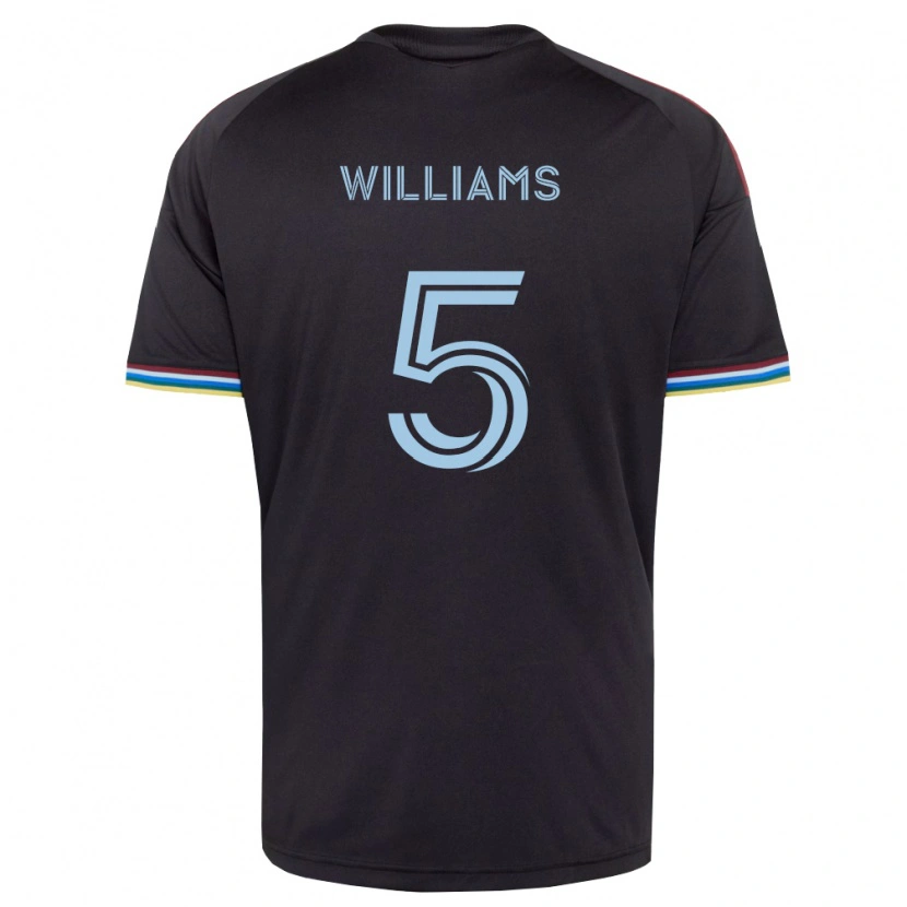 Danxen Damen Loïc Williams #5 Schwarz Himmelblau Heimtrikot Trikot 2026/27 T-Shirt Schweiz